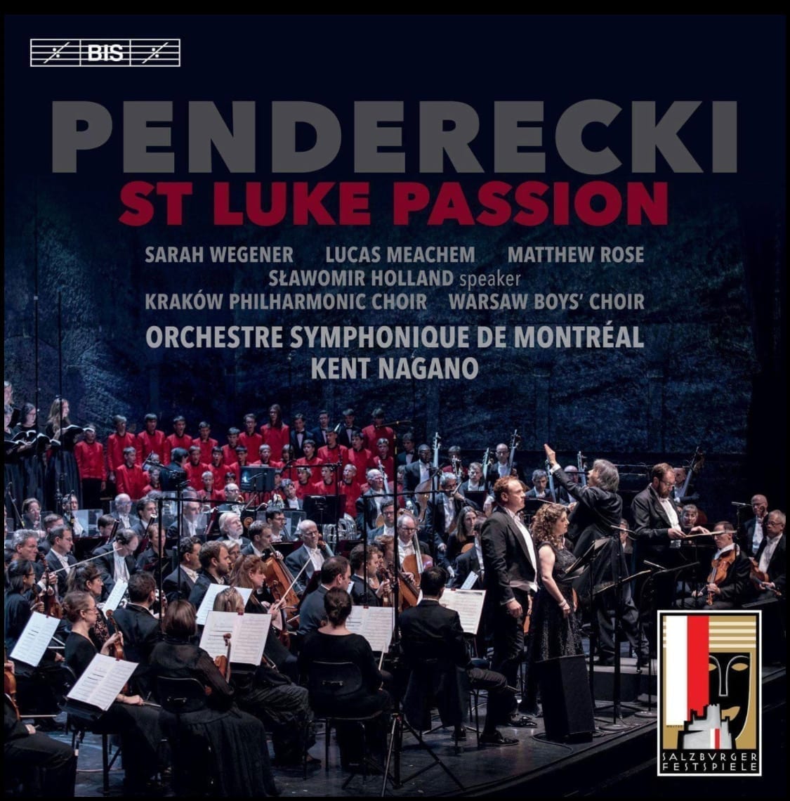Penderecki's St Luke Passion, featuring Lucas Meachem, Baritone